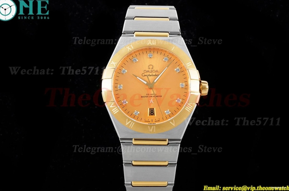 39mm Yellow Dia YG ASWF Constellation A8800 SS 0215